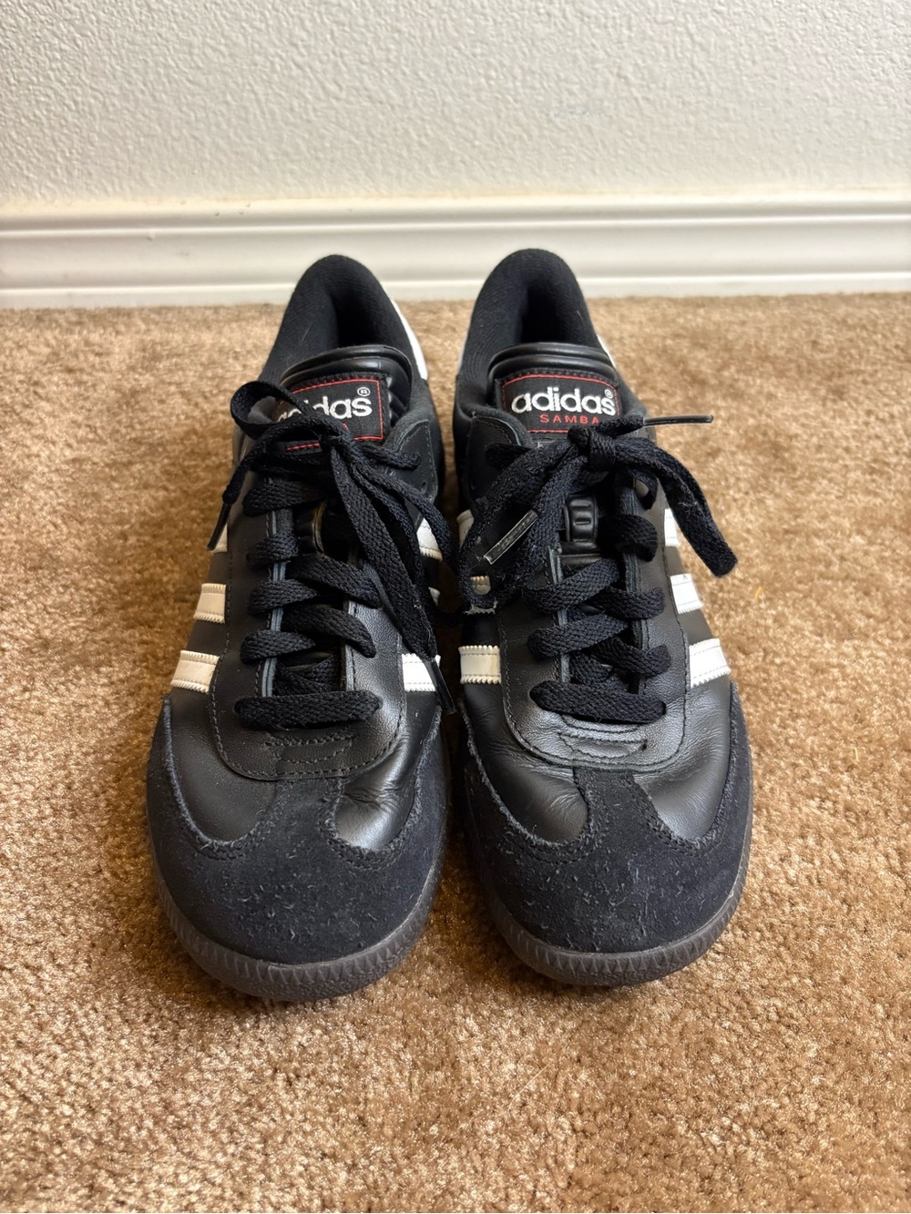 adidas Black and White Samba Men’s Low-Top Sneakers